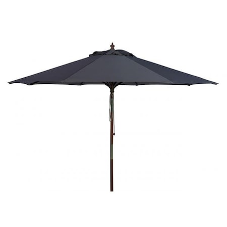 Safavieh 9 ft. Cannes Wooden Outdoor Umbrella, Grey PAT8009B